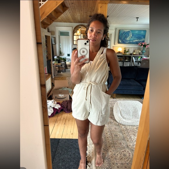 Daily Practice by Anthropologie Playa del Amore Romper - Picture 11 of 11